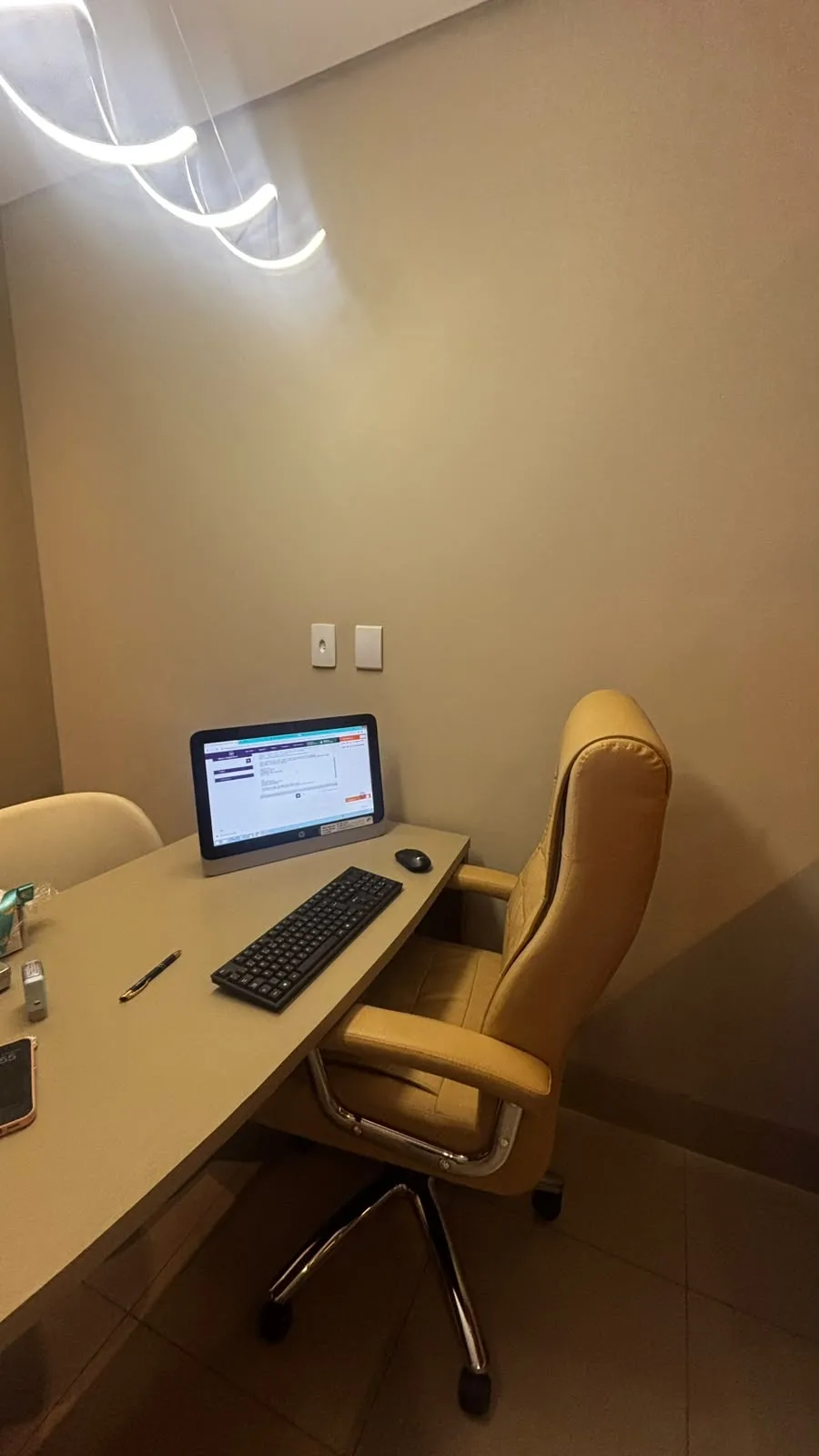 Mesa de atendimento